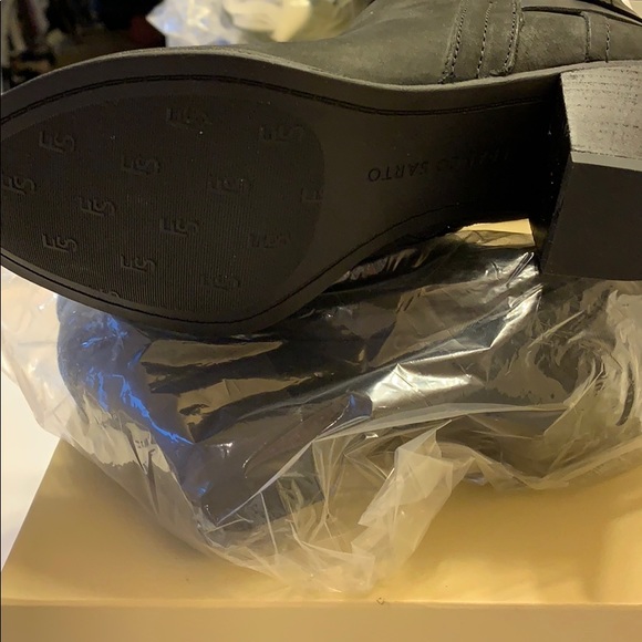 Franco Sarto Dotty Black32 Leather Bootie 7.5 New - Picture 5 of 5